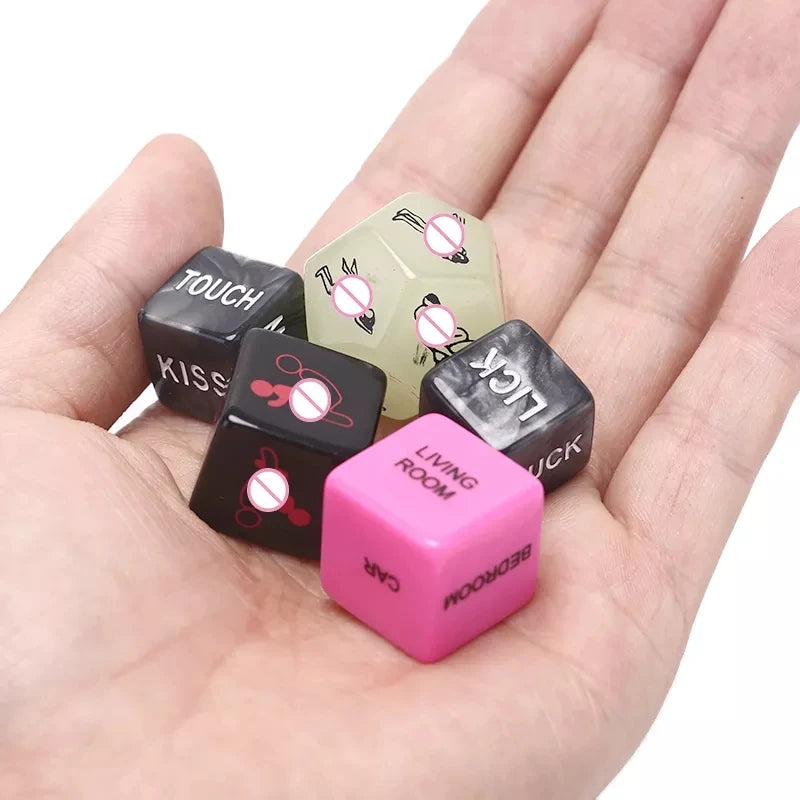 🔥 LoveDice™ - Set de Dados Sexuales Luminosos para Parejas Aventureras