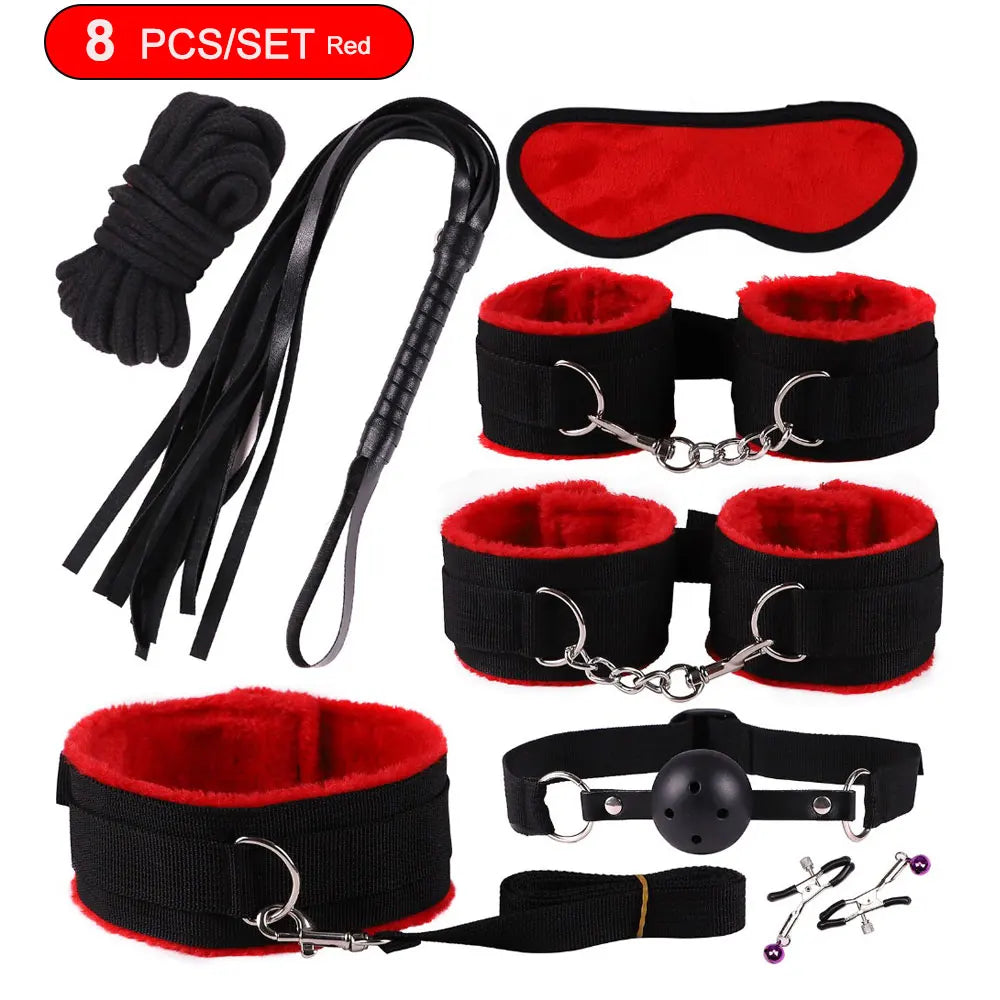 🔥 PassionKit™ - Kit BDSM Completo Premium para Parejas Aventureras (8 Piezas)