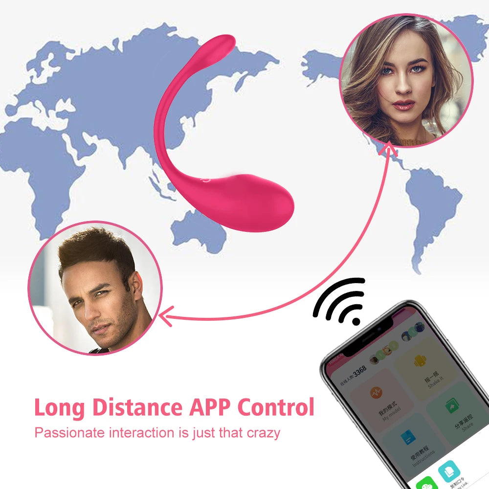 🔥 SmartPleasure™ - Vibrador Inteligente con Control por App Bluetooth