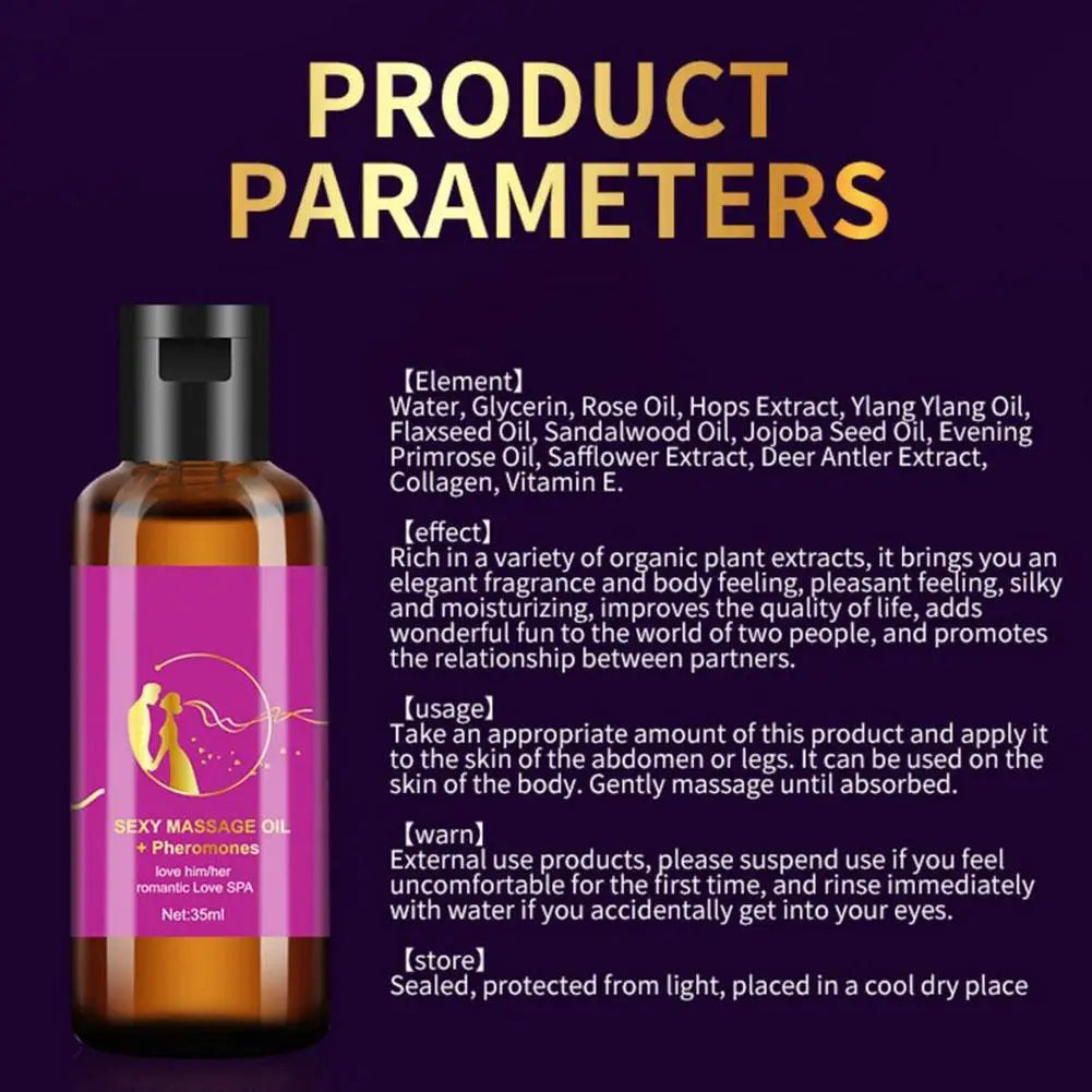 🔥 VelvetTouch™ - Aceite de Masaje Sensual Púrpura Premium (35ml)