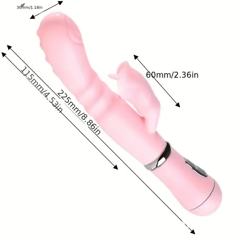 🔥 DualBliss™ - Vibrador Rabbit Premium con 12 Modos de Vibración