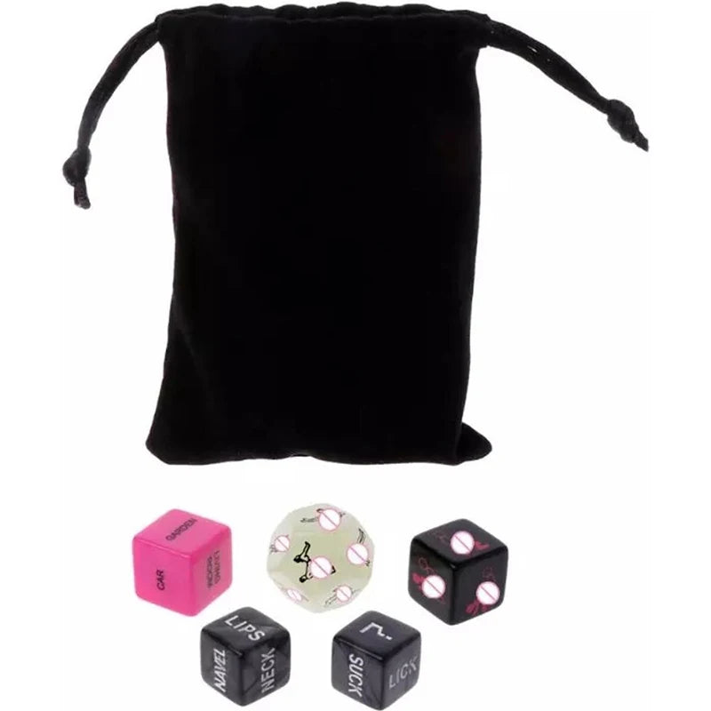 🔥 LoveDice™ - Set de Dados Sexuales Luminosos para Parejas Aventureras
