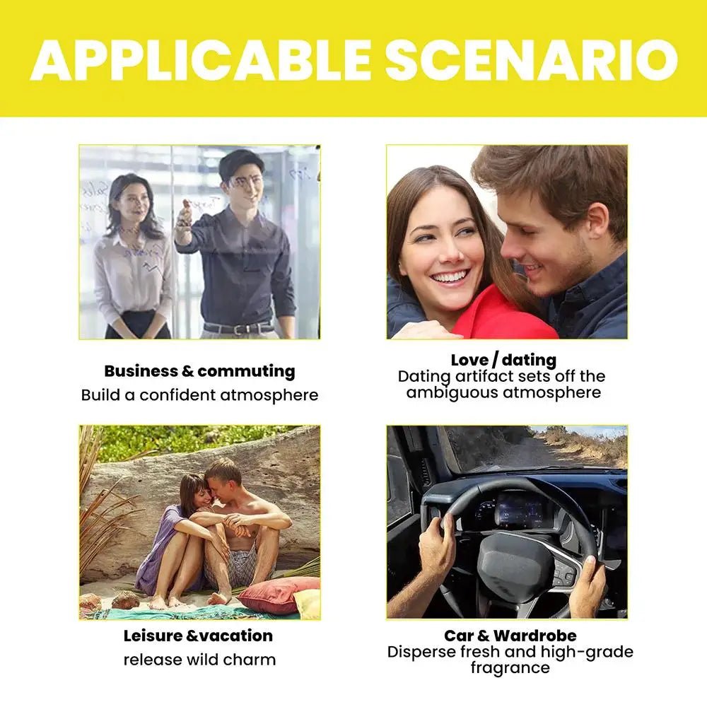 🔥 AlphaScent™ - Perfume Masculino con Feromonas Naturales (Set 3 Piezas) - Sensualease