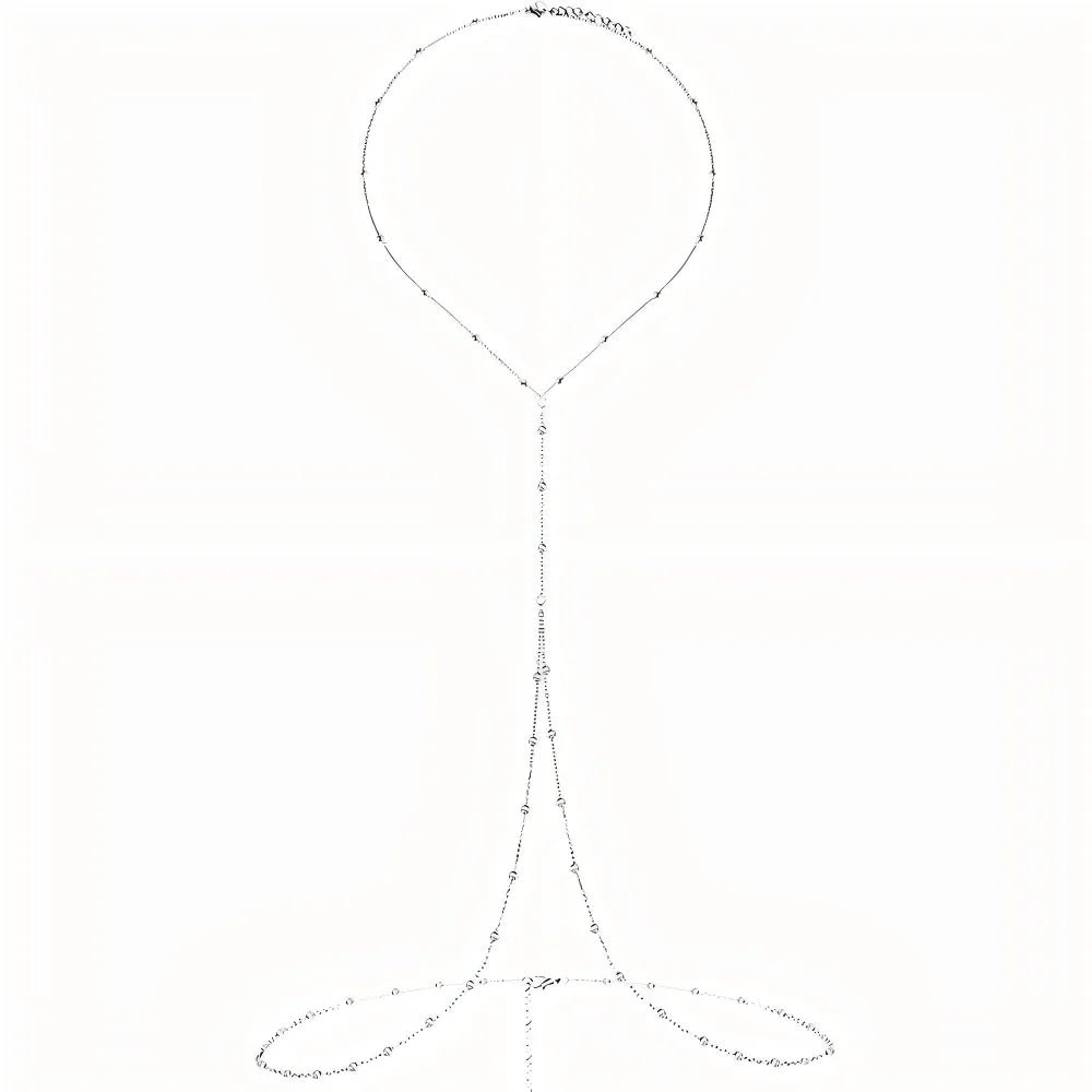 🔥 GoldenGlow™ - Cadena Corporal Ajustable con Perlas Brillantes - Sensualease