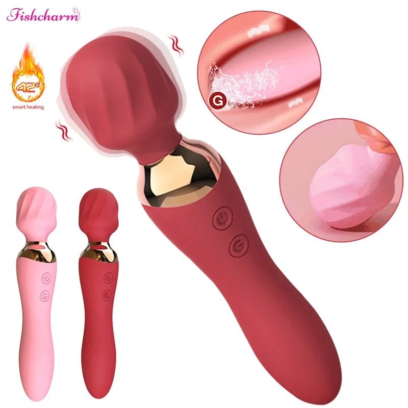 🔥 HeatWand™ - Varita Mágica Premium con Calentamiento y 10 Velocidades - Sensualease