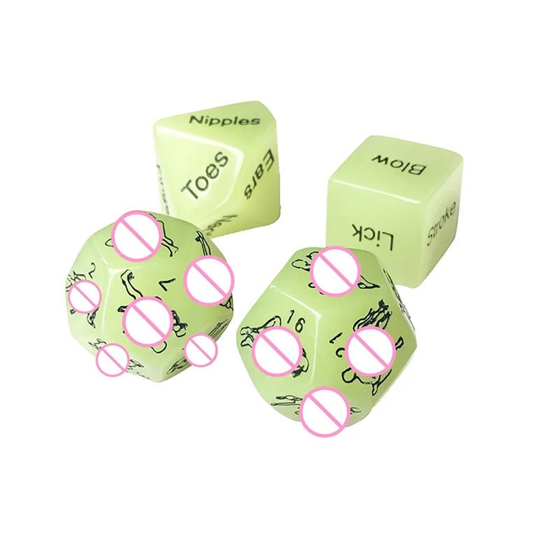 🔥 LoveDice™ - Set de Dados Sexuales Luminosos para Parejas Aventureras - Sensualease