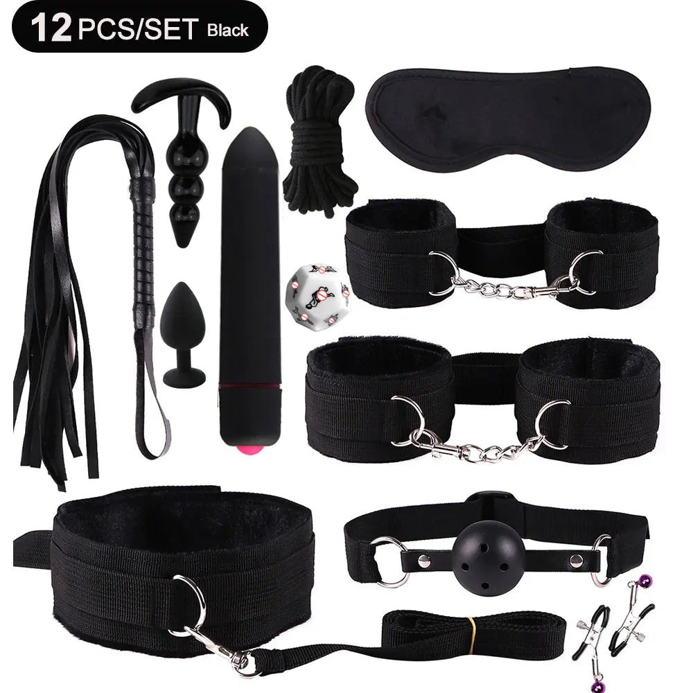 🔥 PassionKit™ - Kit BDSM Completo Premium para Parejas Aventureras (8 Piezas) - Sensualease