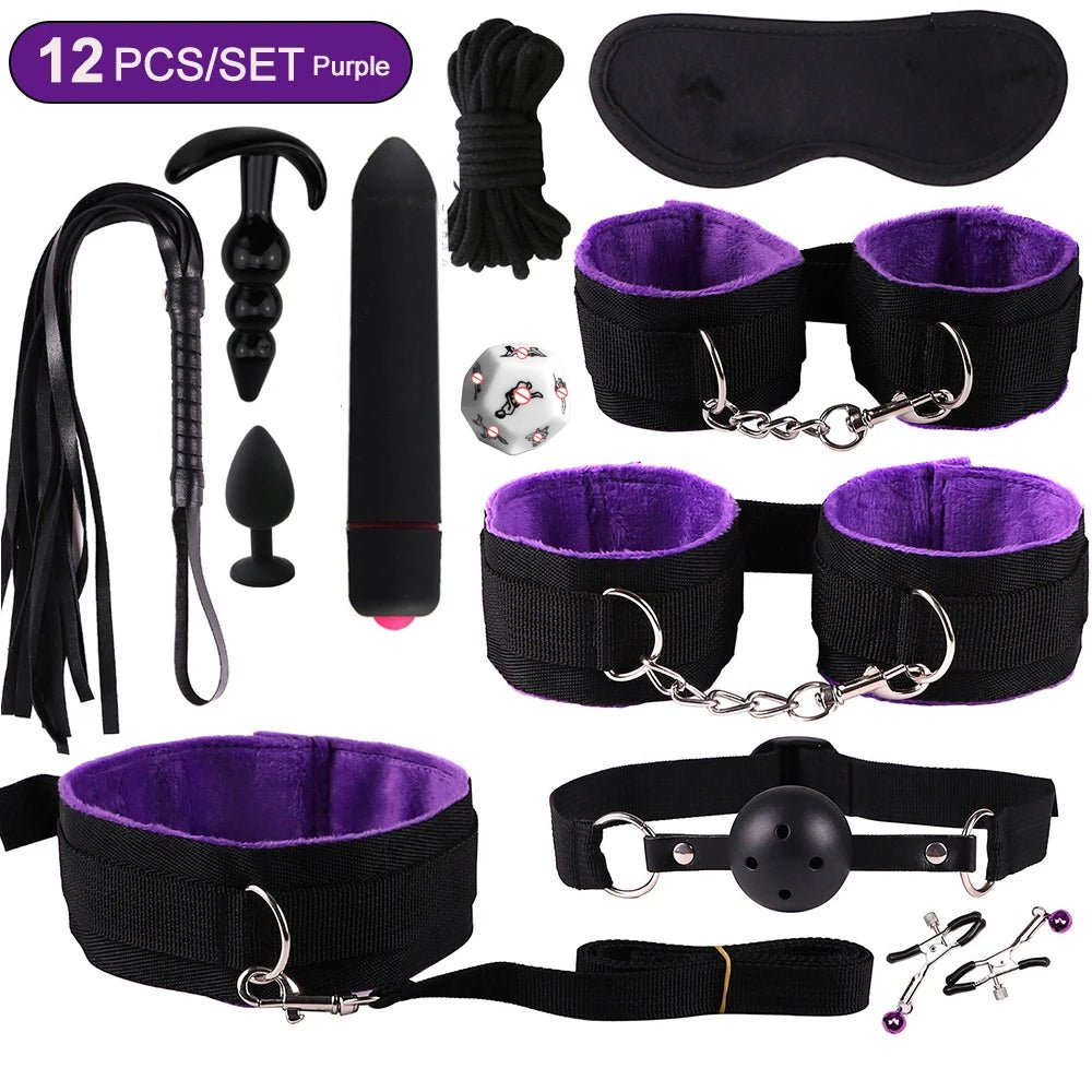 🔥 PassionKit™ - Kit BDSM Completo Premium para Parejas Aventureras (8 Piezas) - Sensualease