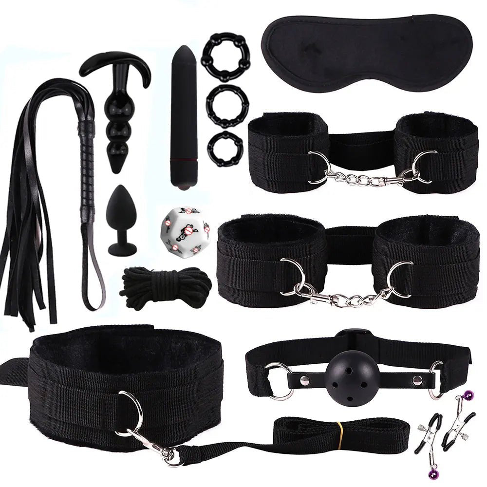 🔥 PassionKit™ - Kit BDSM Completo Premium para Parejas Aventureras (8 Piezas) - Sensualease