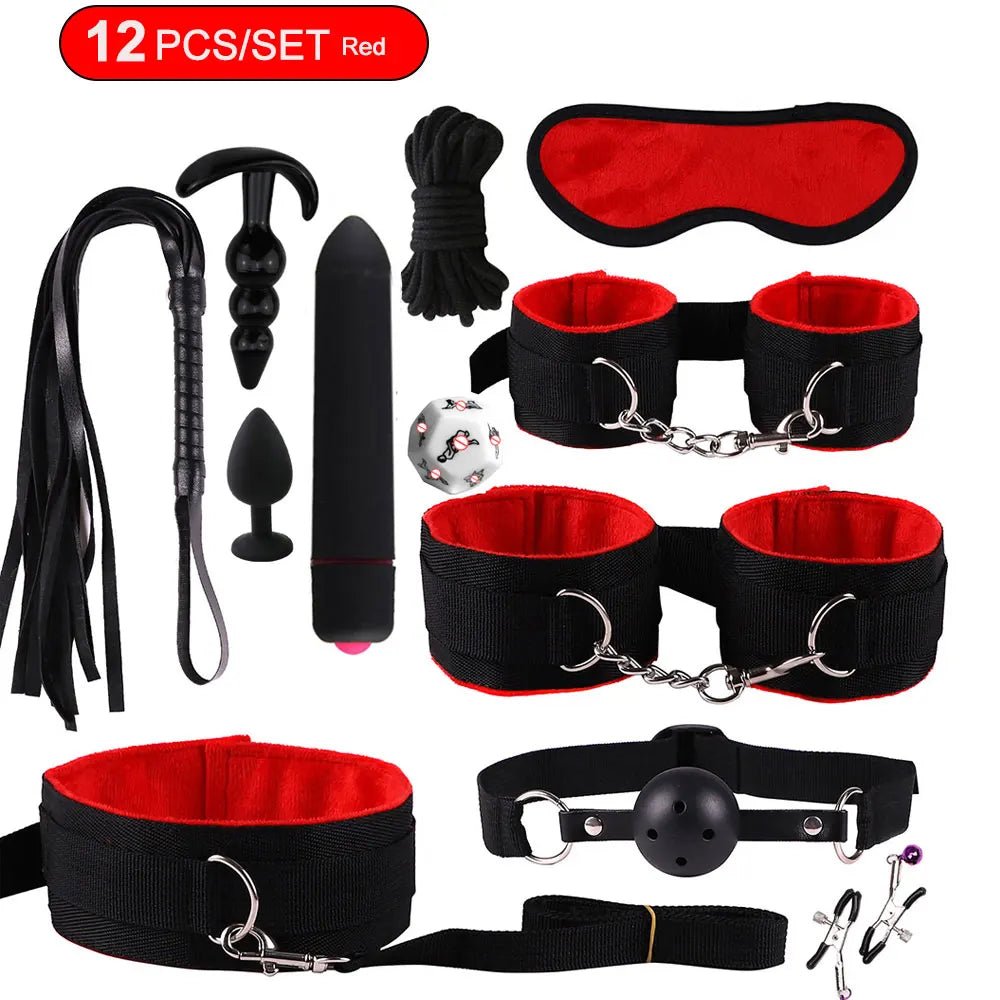 🔥 PassionKit™ - Kit BDSM Completo Premium para Parejas Aventureras (8 Piezas) - Sensualease