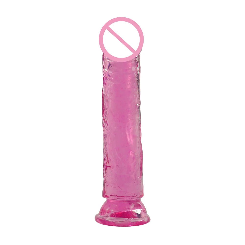🔥 RealFeel™ - Dildo Realista TPE con Ventosa Premium. Juguetes Unisex - Sensualease