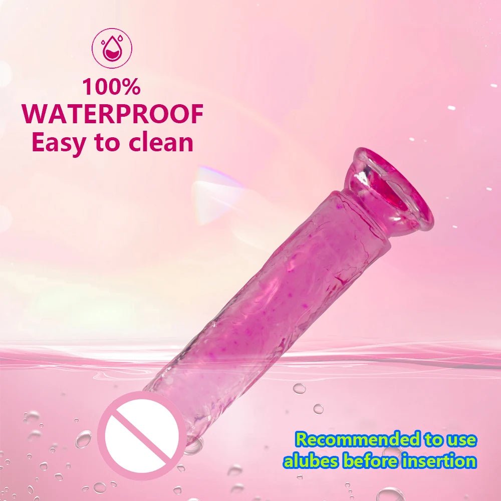 🔥 RealFeel™ - Dildo Realista TPE con Ventosa Premium. Juguetes Unisex - Sensualease