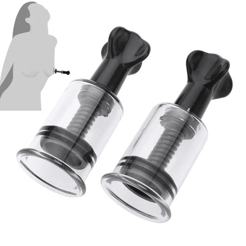 🔥 SensualSucker™ - Set de Succionador de Pezones con Copas de Succión Premium (2 Piezas) - Sensualease