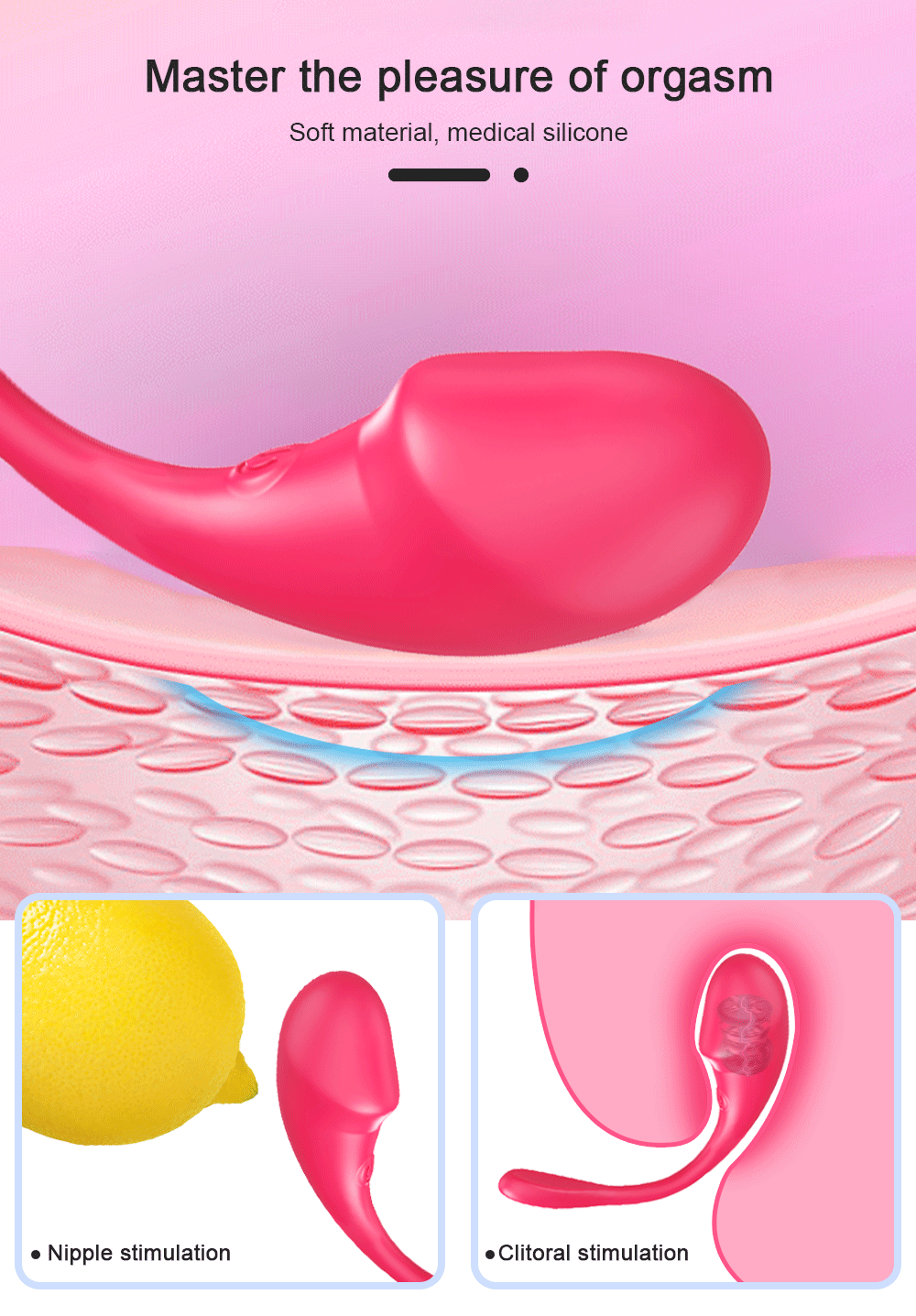 🔥 SmartPleasure™ - Vibrador Inteligente con Control por App Bluetooth