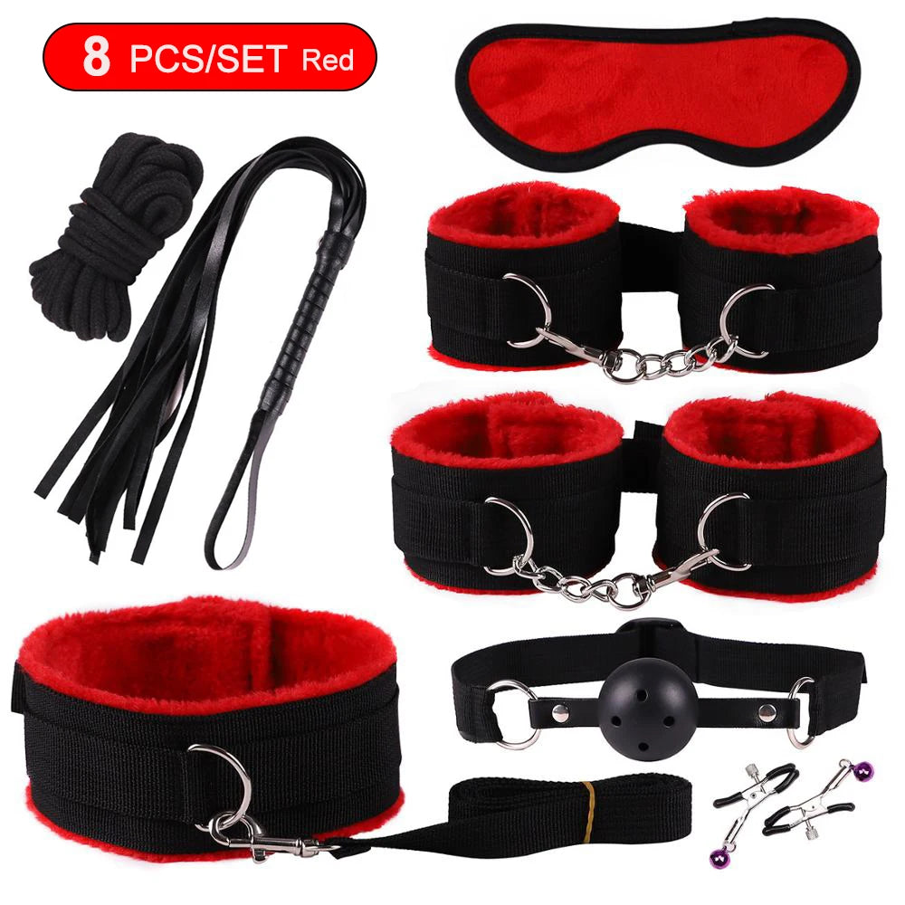 🔥 PassionKit™ - Kit BDSM Completo Premium para Parejas Aventureras (8 Piezas)