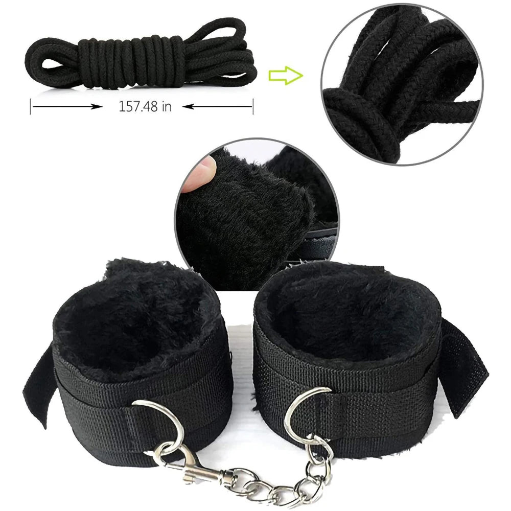 🔥 PassionKit™ - Kit BDSM Completo Premium para Parejas Aventureras (8 Piezas)