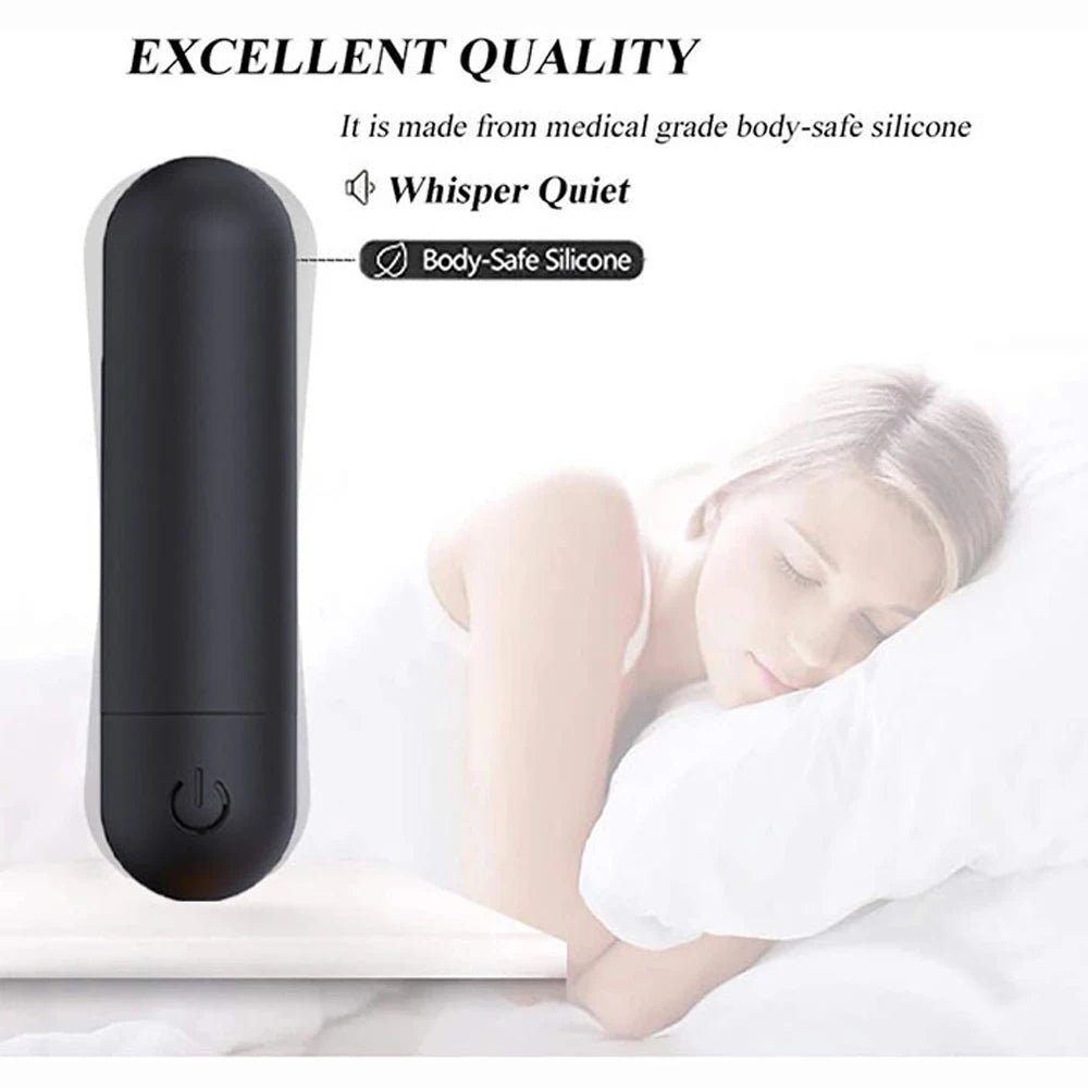 🔥 PowerBullet™ - Vibrador Bullet Recargable USB de 10 Velocidades