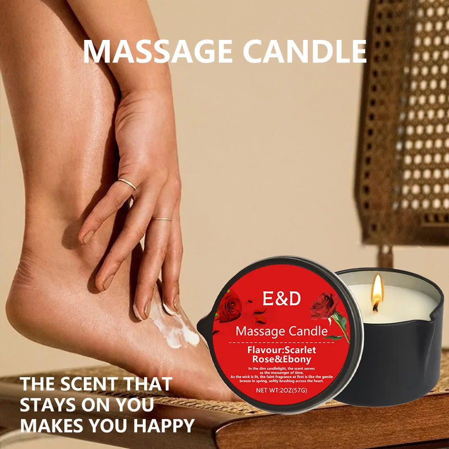 🔥 SensualGlow™ - Vela de Masaje Aromática Premium que se Convierte en Aceite
