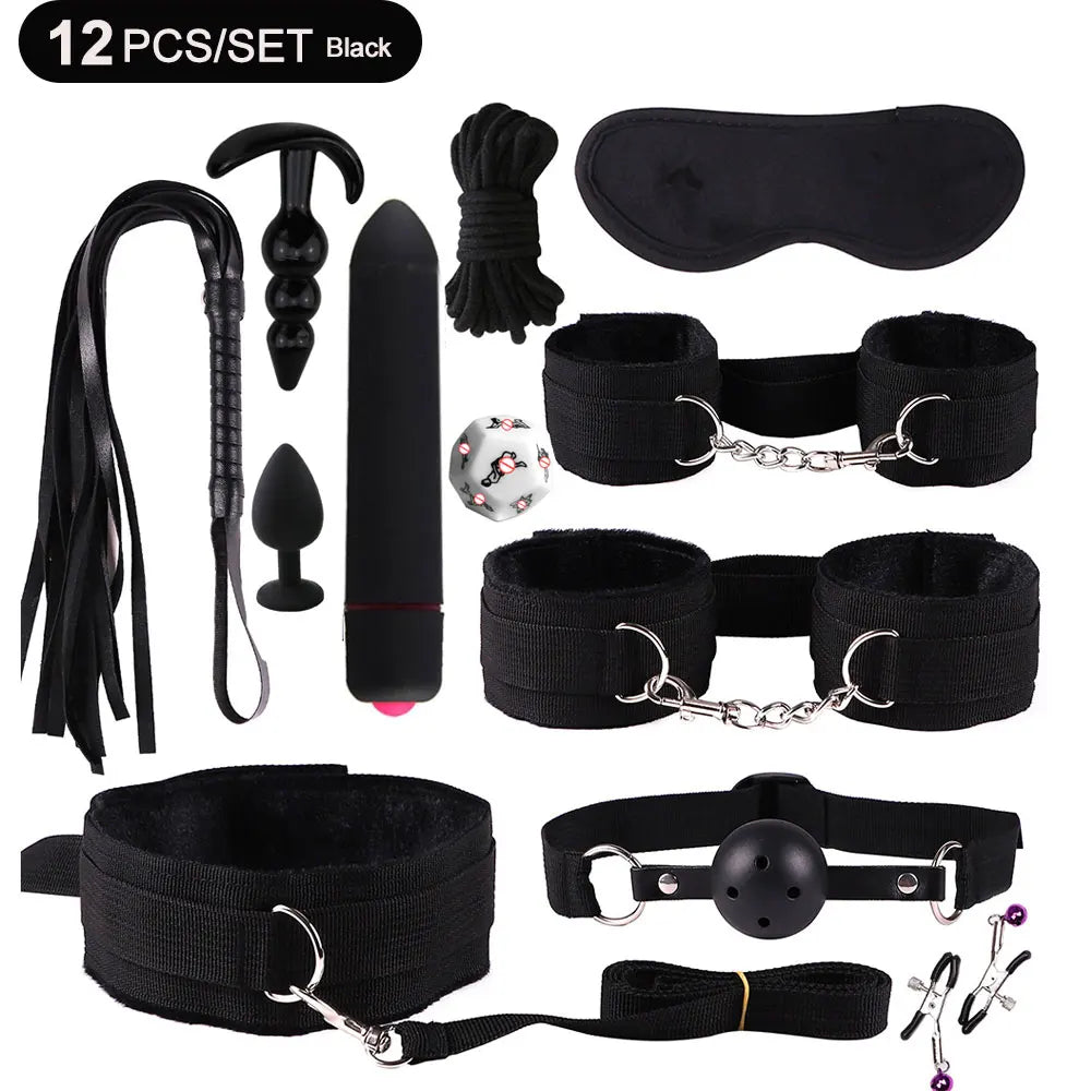 🔥 PassionKit™ - Kit BDSM Completo Premium para Parejas Aventureras (8 Piezas)