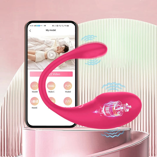🔥 SmartPleasure™ - Vibrador Inteligente con Control por App Bluetooth