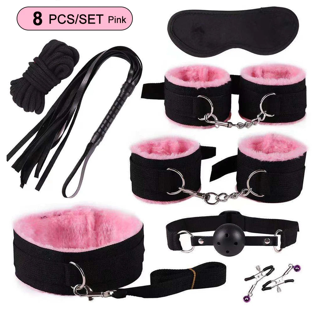 🔥 PassionKit™ - Kit BDSM Completo Premium para Parejas Aventureras (8 Piezas)