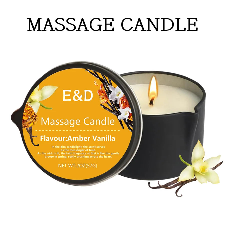 🔥 SensualGlow™ - Vela de Masaje Aromática Premium que se Convierte en Aceite