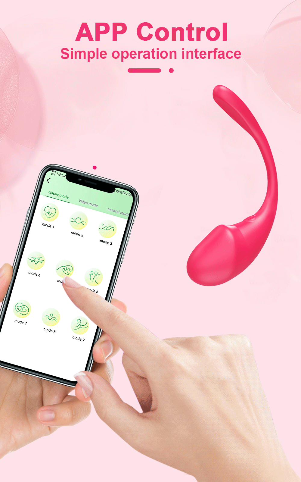 🔥 SmartPleasure™ - Vibrador Inteligente con Control por App Bluetooth
