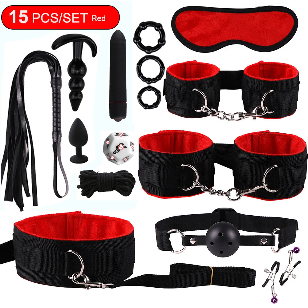 🔥 PassionKit™ - Kit BDSM Completo Premium para Parejas Aventureras (8 Piezas)