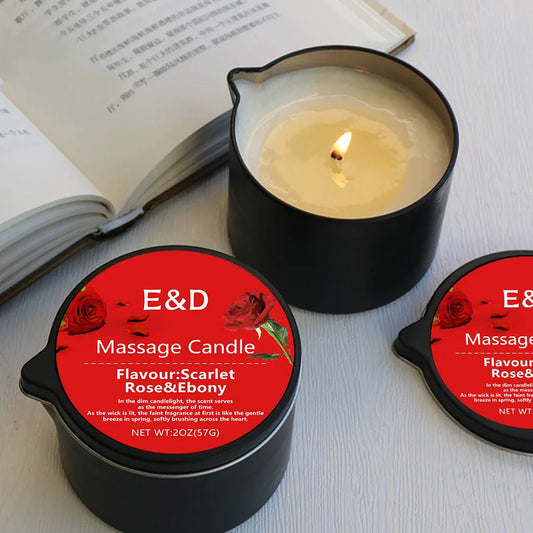 🔥 SensualGlow™ - Vela de Masaje Aromática Premium que se Convierte en Aceite