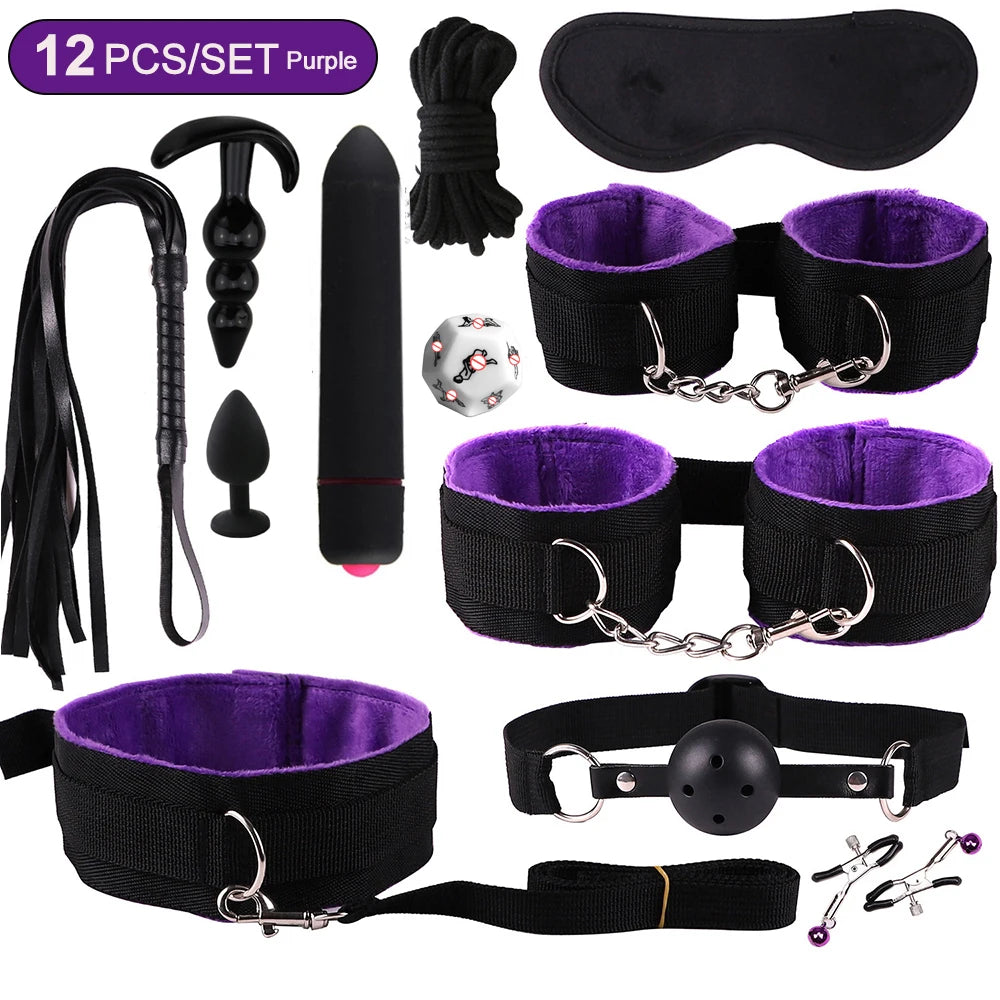 🔥 PassionKit™ - Kit BDSM Completo Premium para Parejas Aventureras (8 Piezas)