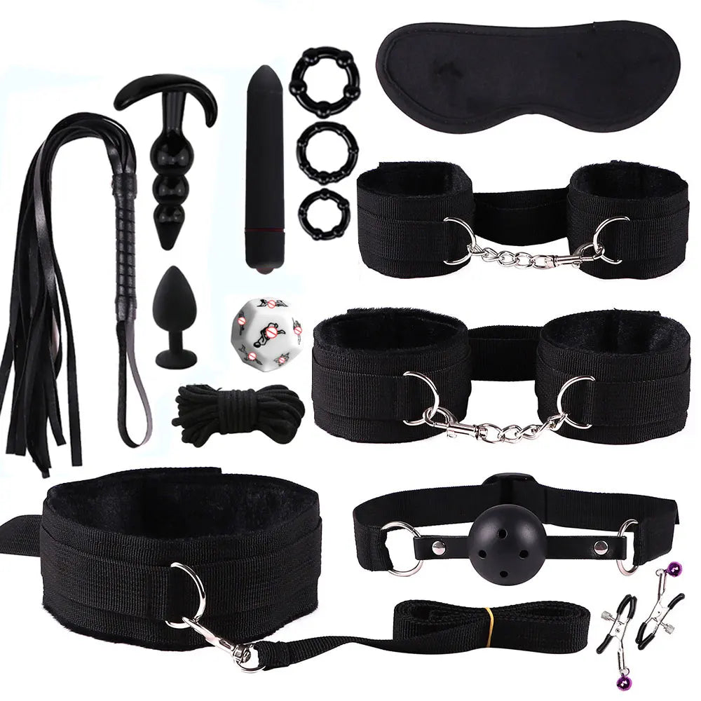 🔥 PassionKit™ - Kit BDSM Completo Premium para Parejas Aventureras (8 Piezas)