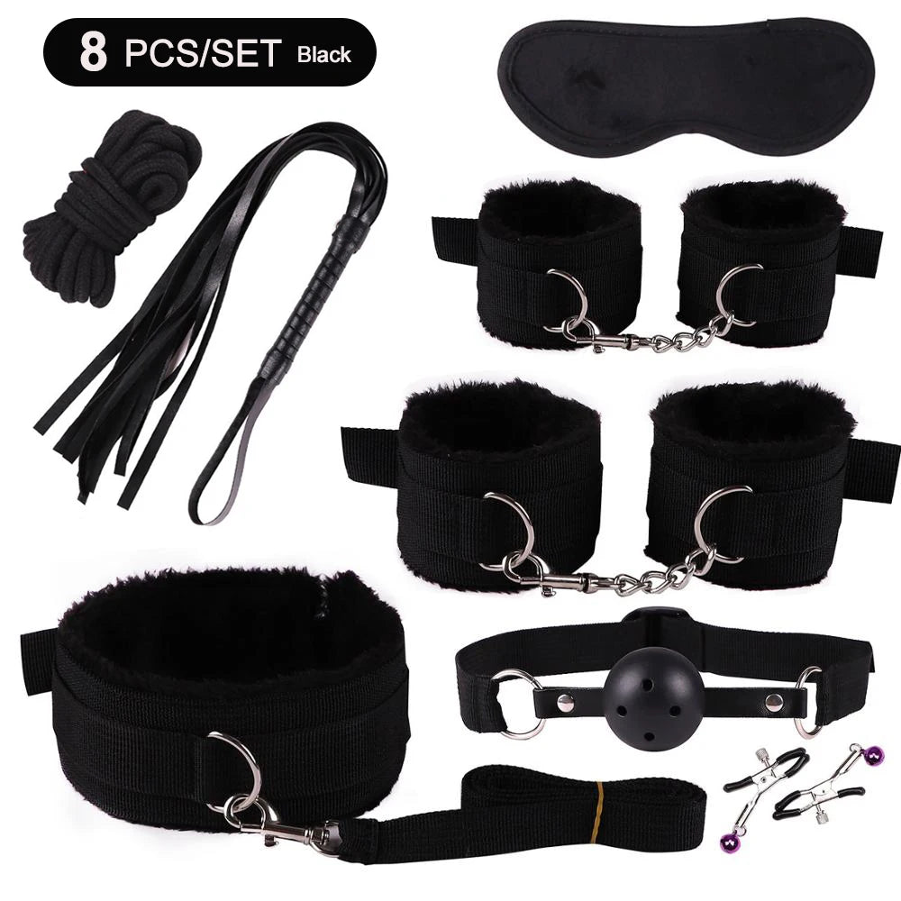🔥 PassionKit™ - Kit BDSM Completo Premium para Parejas Aventureras (8 Piezas)