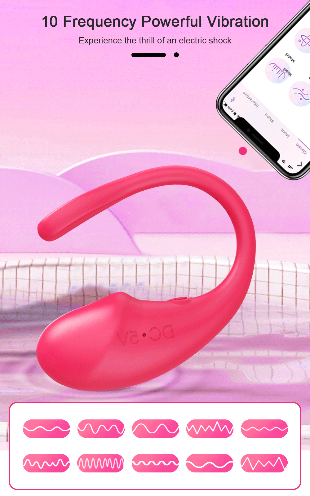 🔥 SmartPleasure™ - Vibrador Inteligente con Control por App Bluetooth