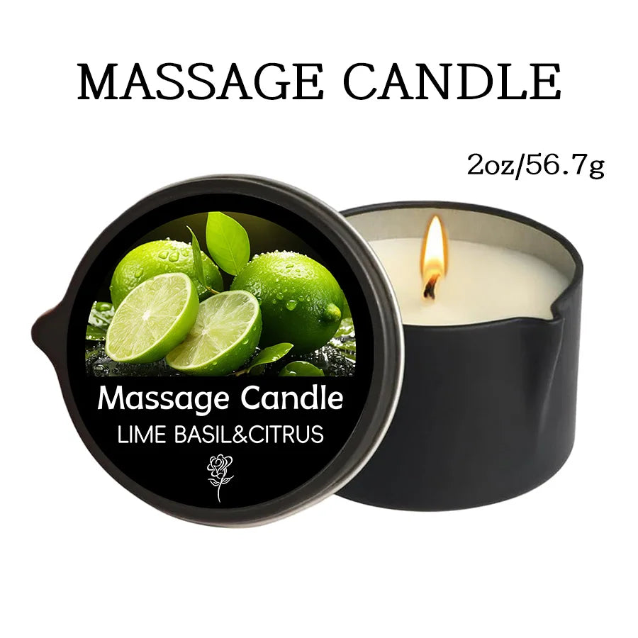 🔥 SensualGlow™ - Vela de Masaje Aromática Premium que se Convierte en Aceite