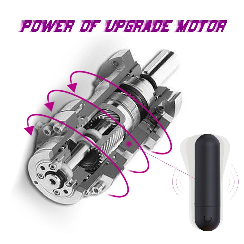 🔥 PowerBullet™ - Vibrador Bullet Recargable USB de 10 Velocidades