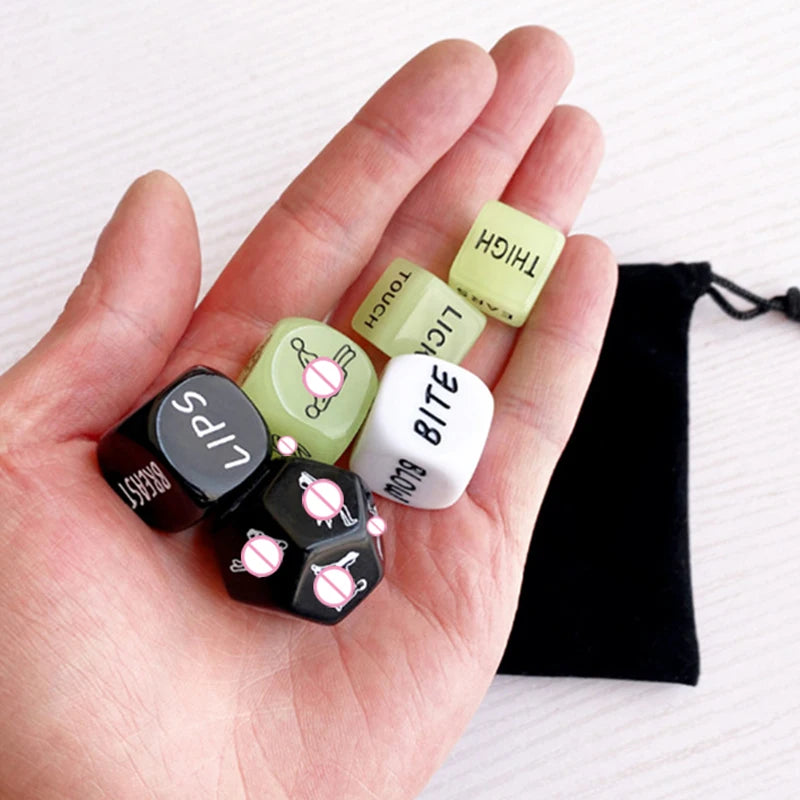 🔥 LoveDice™ - Set de Dados Sexuales Luminosos para Parejas Aventureras