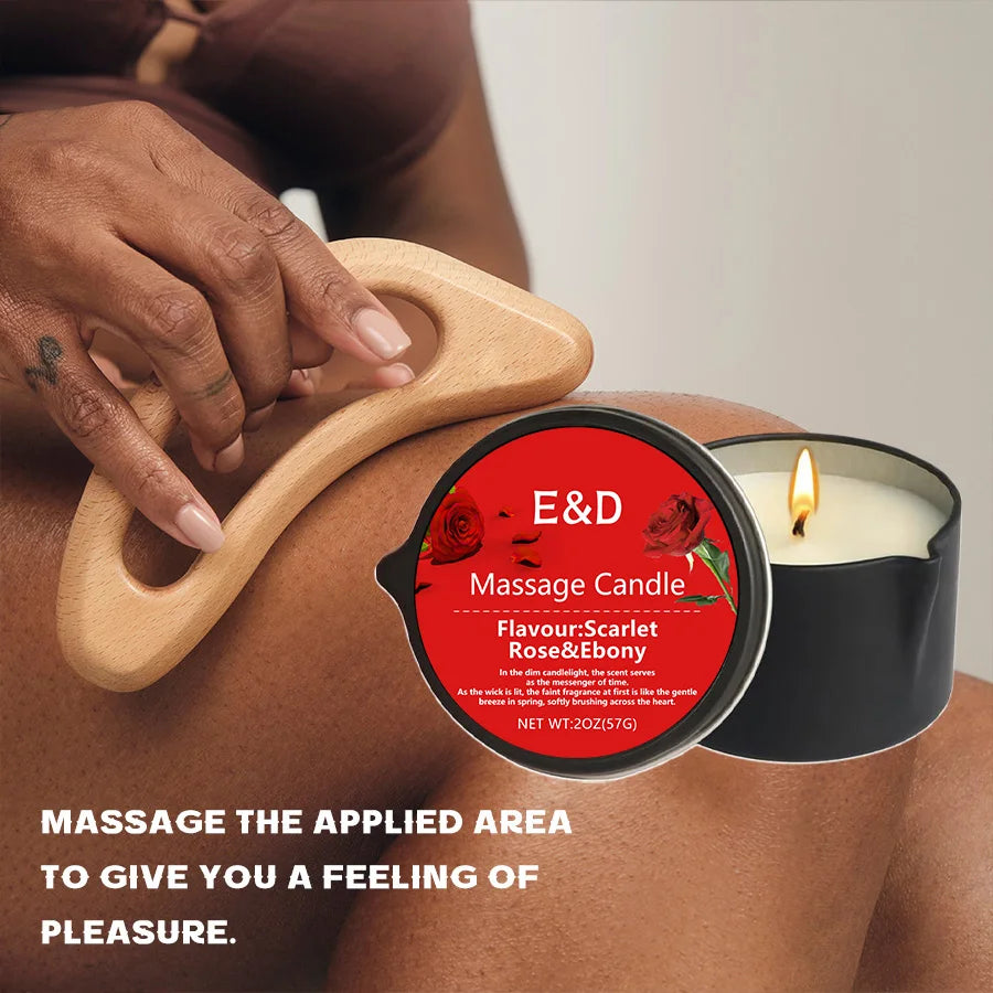 🔥 SensualGlow™ - Vela de Masaje Aromática Premium que se Convierte en Aceite