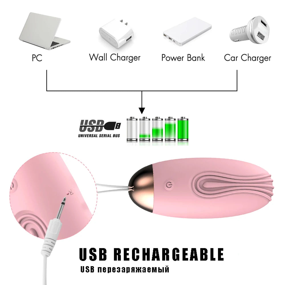 🔥 VelvetWave™ - Vibrador Inalámbrico con Control Remoto de 10 Velocidades