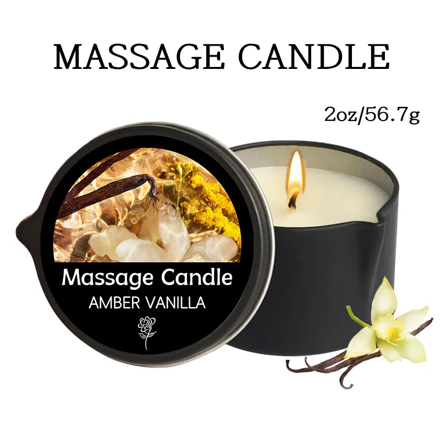 🔥 SensualGlow™ - Vela de Masaje Aromática Premium que se Convierte en Aceite