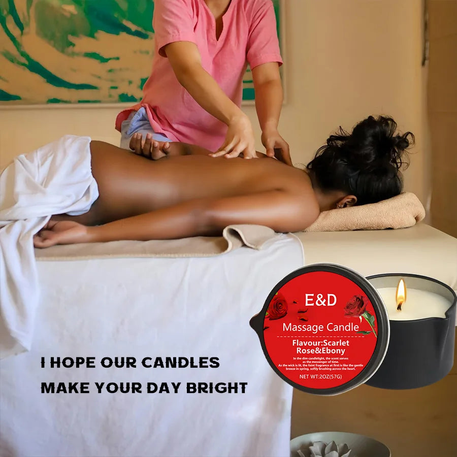 🔥 SensualGlow™ - Vela de Masaje Aromática Premium que se Convierte en Aceite