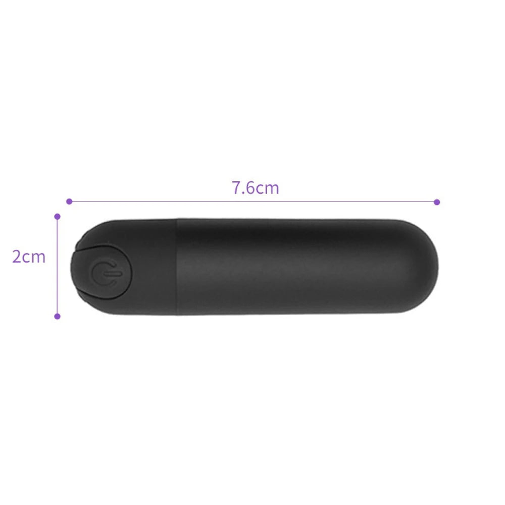 🔥 PowerBullet™ - Vibrador Bullet Recargable USB de 10 Velocidades