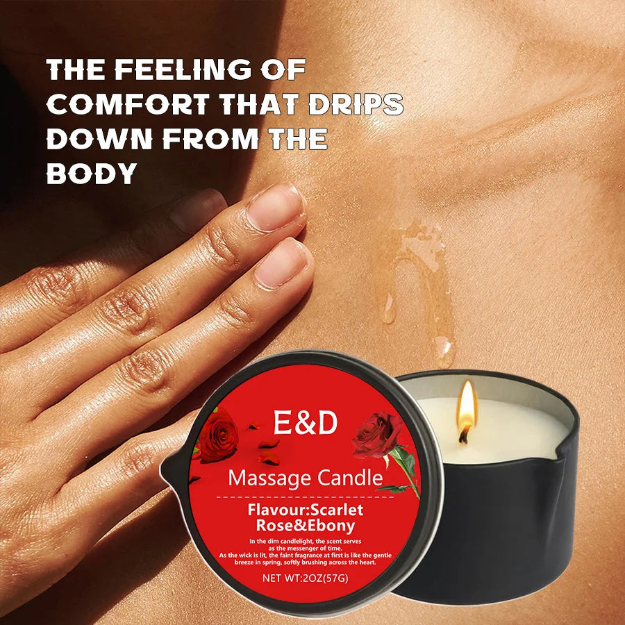 🔥 SensualGlow™ - Vela de Masaje Aromática Premium que se Convierte en Aceite