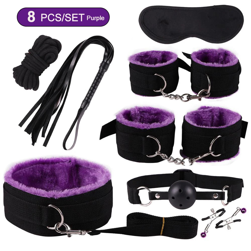 🔥 PassionKit™ - Kit BDSM Completo Premium para Parejas Aventureras (8 Piezas)