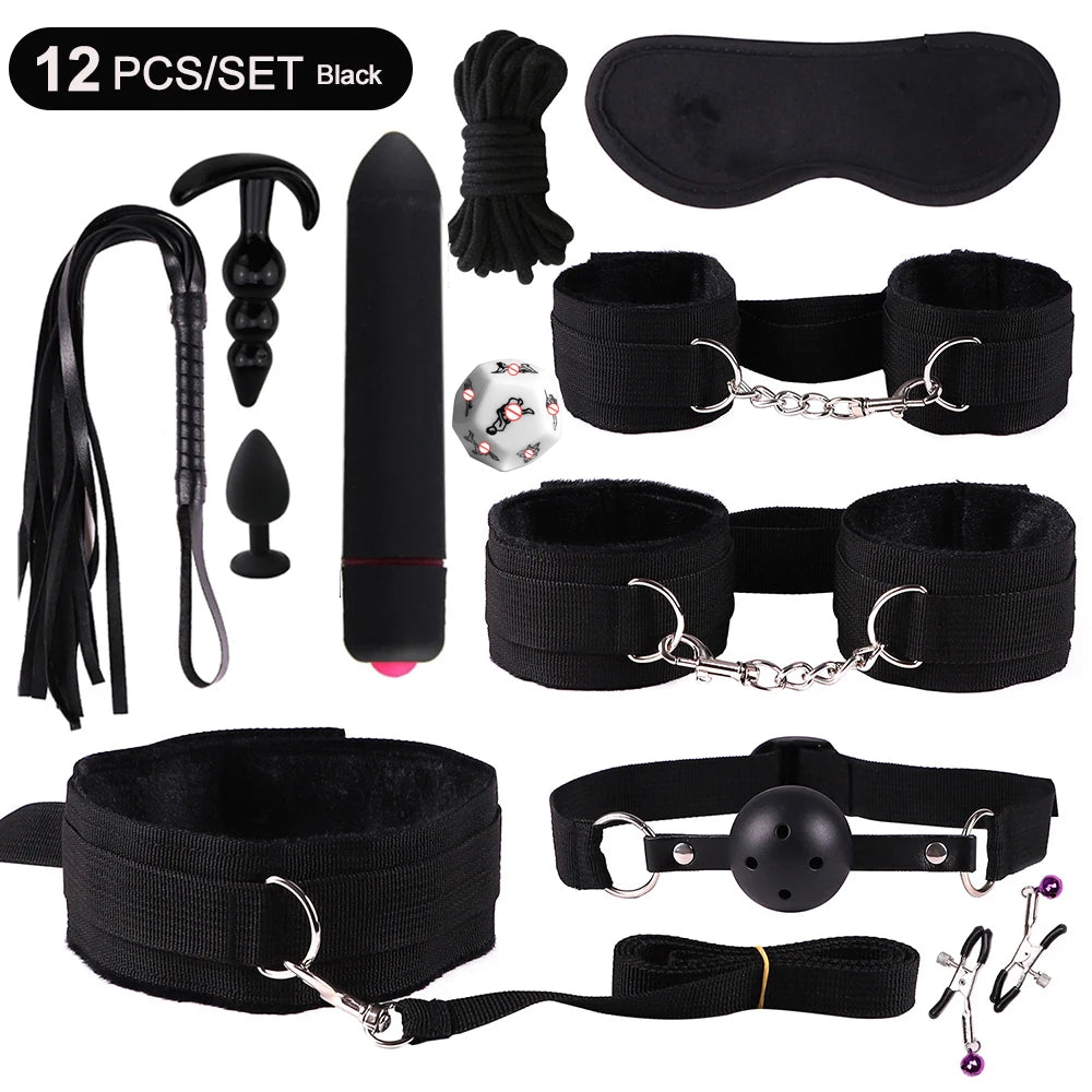 🔥 PassionKit™ - Kit BDSM Completo Premium para Parejas Aventureras (8 Piezas)