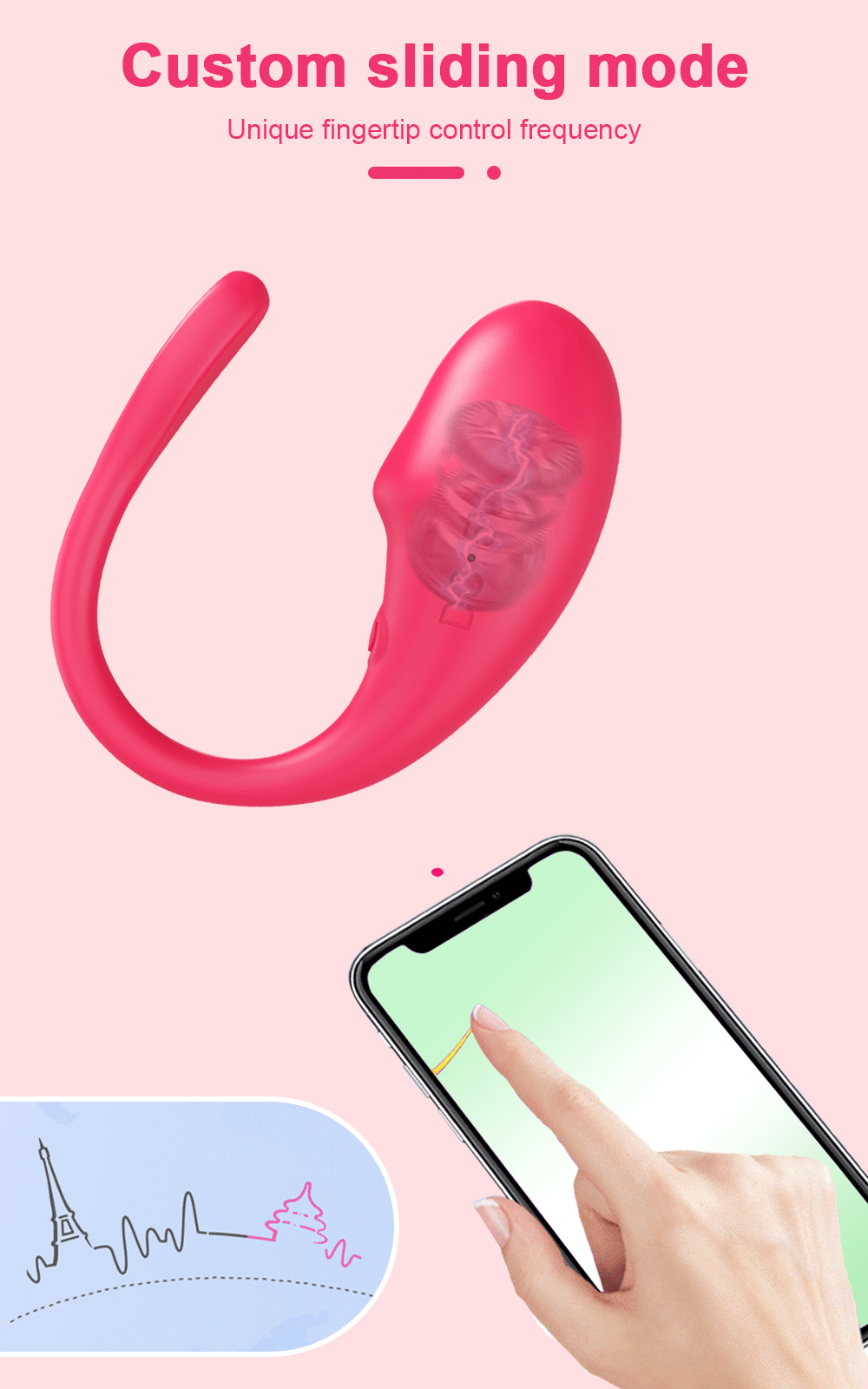 🔥 SmartPleasure™ - Vibrador Inteligente con Control por App Bluetooth