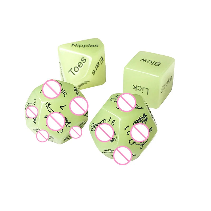 🔥 LoveDice™ - Set de Dados Sexuales Luminosos para Parejas Aventureras