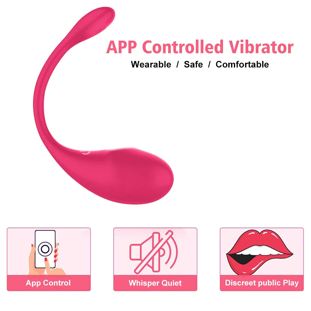 🔥 SmartPleasure™ - Vibrador Inteligente con Control por App Bluetooth