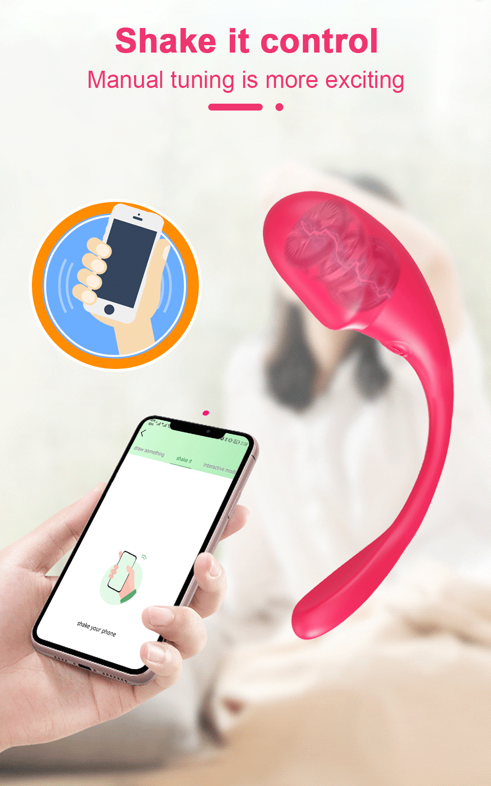 🔥 SmartPleasure™ - Vibrador Inteligente con Control por App Bluetooth