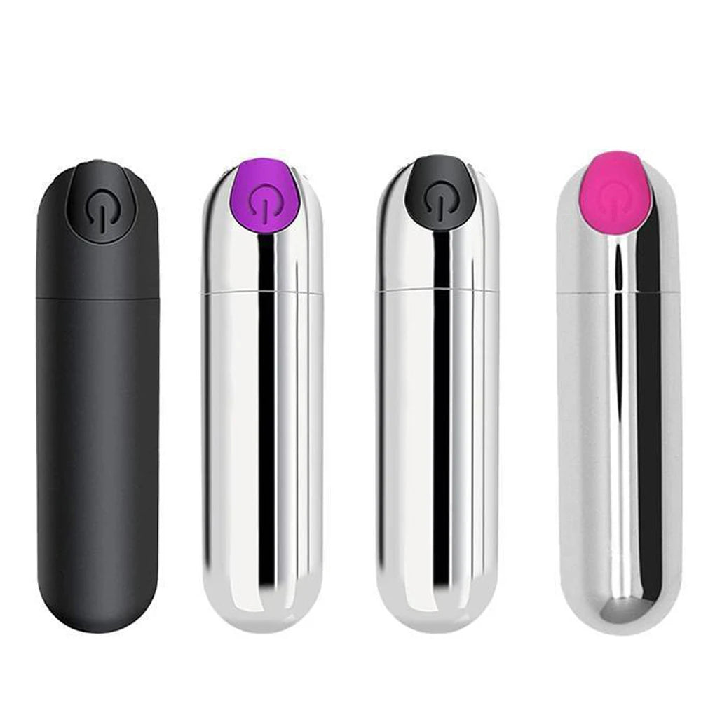 🔥 PowerBullet™ - Vibrador Bullet Recargable USB de 10 Velocidades