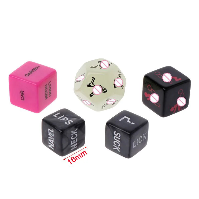 🔥 LoveDice™ - Set de Dados Sexuales Luminosos para Parejas Aventureras